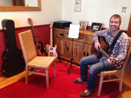 Cotswold Guitar lessons' studio